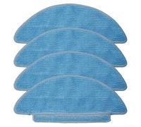 Lot de 4 serpillères lavables et réutilisables pour aspirateur robot Lubluelu SL60 Plus, tampons en microfibre douce pour la protection du sol et le nettoyage en profondeur