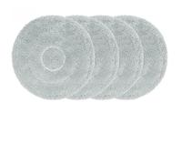 Lot de 4 serpillères lavables pour aspirateur robot LEFANT pour M3L avec microfibre dense pour piéger les particules fines sur le sol