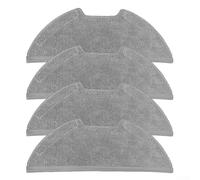 Lot de 4 serpillères pour aspirateur robot Eureka E20 Evo Plus, lavables, réutilisables, en microfibre pour un nettoyage efficace du sol, installation facile, pour les maisons avec des animaux