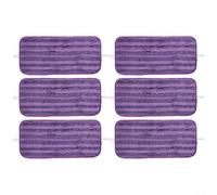 Lot de 4 serpillères réutilisables en microfibre pour SwifferWet Jet - Recharges lavables pour sols en bois dur, carrelage, pierre - Violet - Lot de 4