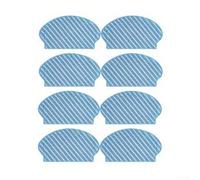 Lot de 4 serpillères réutilisables pour Ecovacs T8 N10 - Lavables et | Lavable en machine à 75 °C, design réutilisable, convient pour les séries T8/N10, haute absorption, lot de 4