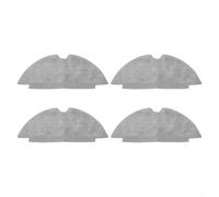 Lot de 4 serpillères réutilisables pour RoboVac L35 et Hybrid+, chiffons en microfibre doux pour des résultats de nettoyage optimaux