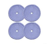 Lot de 4 serpillères réutilisables pour tampons EVERYBOT Edge RS700 RS500 avec fil mère et design double couche en microfibre pour un nettoyage efficace du sol