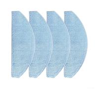 Lot de 4 serpillères très fonctionnelles pour aspirateur robot Laresar Mars 01 et Lubluelu 4/10 pour un entretien facile