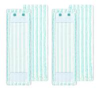 Lot de 4 Serpillières Housse Tête de Rechange Microfibre pour Leifheit Profi XL Micro Duo / Profi XL Cotton Plus Efficient Cleaning Tous Les Manches de Serpillière Housse de Rechange Serpillière