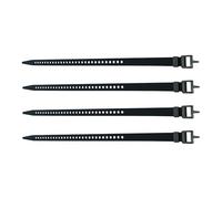 Lot de 4 serre-câbles électriques robustes de qualité supérieure réglables haute performance, sangles, boucle, randonnée, camping, ski, bagages, sports | Utilitaire extérieur intérieur polyvalent