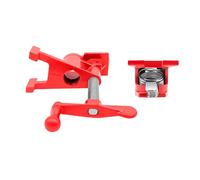 Lot de 4 serre-joints à vis pour tuyau 3/4" - Jeu de colliers de serrage pour le travail du bois - Diamètre du filetage : 1,6 cm