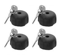 Lot De 4 Serrures Antivol Pour Porte-Vélos Peruzzo - Peruzzo