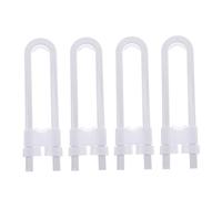 Lot De 4 Serrures En U Pour Bébé Sans Perçage Réglables Pour Boutons Et Poignées En Forme De Champignon