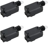(Lot de 4) Serrures Moteur de Centralisation de Verrouillage de Porte Coffre compatible DUSTER LOGAN LODGY SANDERO MOVANO CLIO I II ESPACE KANGOO MASTER II MEGANE SCENIC TWINGO TRAFIC 7701039565
