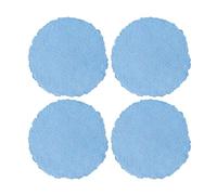 Lot de 4 Serviettes à Bords brodés, en Pur Coton épais et Respirant, idéales for Les Mariages, Noël Tous Jours(Style 10)