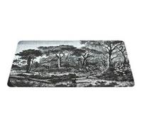 Lot de 4 Set de Table Déco "Black Forest" 30x40cm Noir Noir G