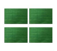 Lot de 4 sets de table imperméables et résistants à l'huile pour hôtel, cuisine, maison, restaurant (vert)