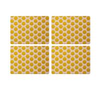 Creative Tops Spot Print Lot de 4 Grandes Sets de Table Haut de Gamme, résistants à la Chaleur, antidérapants, résistants aux Taches, Dos en liège, faciles à Nettoyer, Sets de Table légers imprimés