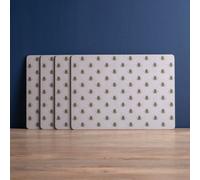 Lot De 4 Sets De Table Imprimés Abeilles