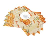 Lot de 4 sets de table rétro en vinyle pour tables de salle à manger, cuisine, résistants à la chaleur, lavables et lavables
