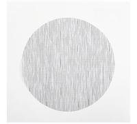 Lot de 4 Sets de Table Ronds tressés, lavables et résistants à la Chaleur(Size:12.6in(32cm),Color:Silver-Grey)