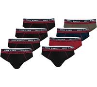 Serge Blanco Boxer Homme Anti-transpirant, Calecon Homme, Confortable, Maintien Anti-Glisse (Lot de 4), Rouge, gris, bleu, noir, XL