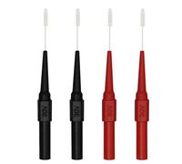 Lot de 4 sondes d'alimentation pour automobile - Sondes arrière - Multimètre - Pour petits circuits intégrés - Test électronique avec prise femelle de 4 mm - Sonde de perforation de 0,7 mm - Aiguille