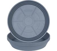 Lot de 4 soucoupes pour plantes de 15,2 cm, 20,3 cm, 30,5 cm, 30,5 cm, 45,6 cm, 45,6 cm, 45,7 cm, 50,8 cm, 63,5 cm, plateaux de plantes en plastique pour pots de fleurs, bac à eau extra profond, bol