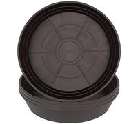 Lot de 4 soucoupes pour plantes de 15,2 cm, 20,3 cm, 30,5 cm, 30,5 cm, 45,6 cm, 45,6 cm, 45,7 cm, 50,8 cm, 63,5 cm, plateaux de plantes en plastique pour pots de fleurs, bac à eau extra profond, bol