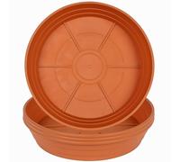 Lot de 4 soucoupes pour plantes de 20,3 cm, 20,3 cm, 20,3 cm, 30,5 cm, 30,5 cm, 45,6 cm, 40,6 cm, 45,6 cm, 50,8 cm, 65,8 cm, 65,3 cm, 50,3 cm, rouge