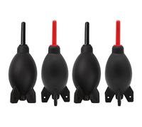 Lot de 4 souffleurs d'air professionnels en forme de fusée, nettoyeur de poussière pour objectif d'appareil photo reflex numérique/capteur/filtres