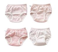 Lot de 4 sous-vêtements pour bébé en Coton pour Enfants, Culottes d'apprentissage de la propreté réutilisables pour Filles et garçons, Nourrissons de 12 à 18 Mois et de 2 à 6 Ans