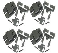 (Lot de 4) Spa Hot Tub Coque Loquet au Remplacement cassé Loquet kit de réparation pour Clip Lock avec clé et verrou matériel/Acw Sangle kit de réparation pour Ensemble de Clip vidéo