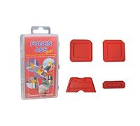 Lot de 4 spatules à joints spéciales fabriquées en Allemagne - Pour joints en silicone et acrylique - Idéal pour joints en silicone sur les fenêtres, les carreaux, la salle de bain et la cuisine