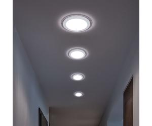 Lot de 4 spots encastrables LED salon éclairage spot lampes de couloir plafonniers muraux
