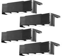 Lot de 4 spots solaires RVB pour jardin, 28 LED, 3 modes, étanches IP65, alimentés par l'énergie solaire, marche/arrêt automatique du crépuscule jusqu'à l'aube, pour cour, allée, allée (Sw2804-rgb, 4