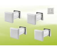 Lot de 4 : Stiebel Eltron LWE 40 Centrale de ventilation compacte avec panneau de commande, en kit de ventilation
