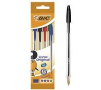 Lot de 4 stylos à bille Bic Cristal G