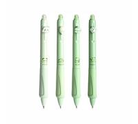 Lot de 4 stylos à bille effaçables de couleur noire, jolis stylos à bille rétractables pour dessin, écriture, planificateur, journal, mots croisés, puzzles, fournitures de bureau (GN)