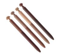 Lot de 4 stylos à encre gel à action torsadée sur le thème du pain pour étudiant, écrire, noter, remplir les chaussettes de Noël