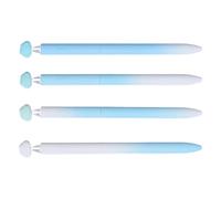 Lot de 4 stylos à gel Twist Action - Séchage rapide - Rechargeable - Pointe de 0,5 mm - Pour écrire, journaliser, travail créatif