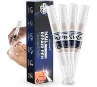 Lot de 4 stylos à ongles mycoses extra forts à action rapide 7 jours - Huile d'arbre à thé, acide acétique, champignon - Pour ongles endommagés