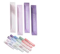 Lot de 4 stylos adhésifs double face, applicateur d'adhésif permanent double face, applicateur lisse, rouleau adhésif double face dégradé