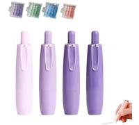 Lot de 4 stylos adhésifs double face, for scrapbooking, avec points de couleur dégradés, parfaits for les loisirs créatifs, la création de cartes, le journal intime, l'école(Purple)