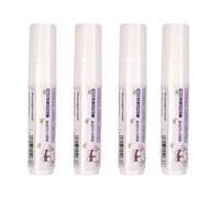 Lot de 4 stylos de correction de papier thermique liquide pour colis, étiquettes, factures, données, données, effaceur, outil de protection de la vie privée