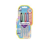 Lot de 4 stylos-feutres Flair Original - PAPERMATE - Pointe ultra-fine - 4 couleurs