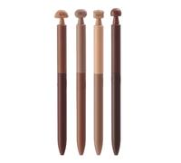 Lot de 4 stylos gel à action torsadée sur le thème du pain pour étudiant adulte écrire, noter, école, bureau