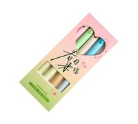 Lot de 4 stylos gel amusants à séchage rapide - 0,5 mm - Fonction rotative pour écrire des notes, journaliser, bureau, fournitures scolaires - Créatif