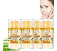 Lot de 4 stylos sérum raffermissants au venin d'abeille - Crème anti-rides pour le visage et le cou - Crème hydratante anti-âge pour raffermir et raffermir la peau - Prévient l'affaissement et le