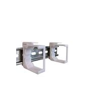 Lot de 4 supports adaptateurs pour variateur Shelly 2 & Shelly RGBW 2 rail DIN (35 mm) (4)