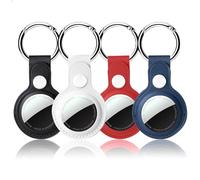 Lot de 4 Supports AirTag, Porte-clés Airtag pour Apple Air Tag, étui de Protection pour Sacs à Dos, clés, Sacs, Animaux de Compagnie et Bagages (Multicolore)