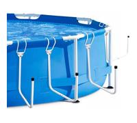 Lot de 4 Supports de Bâche de Piscine Solaire,Crochets de Rangement Réglables pour Garder La Couverture Solaire Hors du Sol