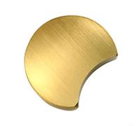 Lot de 4 supports de baguettes en métal avec design demi-rond pour fourchette, repose-cuillère et décoration de table (doré)