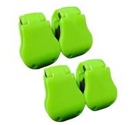 Lot de 4 supports de canne à pêche multifonctionnels, support de canne à pêche portable, sangle élastique de support de canne à pêche, câble de fixation automatique, pince fixe, accessoires de pêche